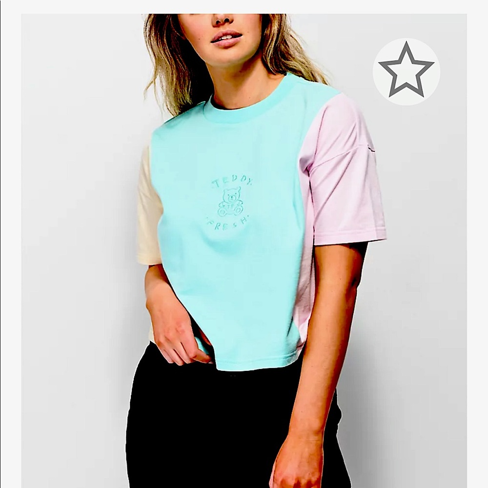 Teddy fresh colorblock shirt